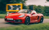 Porsche 718 Boxster GTS 4.0 2020 UK first drive review - on the road front