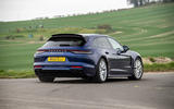 19 Porsche Panamera Turbo S E Hybrid ST 2021 UK FD cornering rear