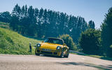 19 RUF CTR 2020 first drive review cornering front