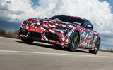 Toyota Supra 2019 prototype first drive review hero front