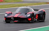 Aston Martin Valkyrie runs at the British Grand Prix