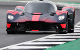Aston Martin Valkyrie runs at the British Grand Prix
