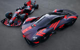 Aston Martin Valkyrie runs at the British Grand Prix
