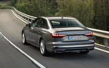 Audi A4 2019 first drive review - hero rear
