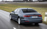 2 Audi A8 TFSIe 2022 first drive review tracking rear