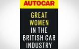 Autocar Great Women initiative logo