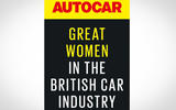 Autocar Great Women initiative logo