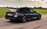2 BMW 5 Series Touring 530d 2021 UK FD hero rear
