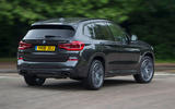 BMW X3 M40i 2018 UK review hero rear