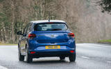 2 Dacia Sandero BiFuel 2021 UK first drive hero rear