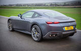 Ferrari Roma 2021 UK first drive review - hero rear
