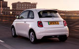 2 Fiat 500e Action 2021 UK FD hero rear