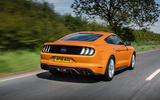 Ford Mustang GT 5.0 2018 UK review hero rear