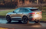Jaguar F-Pace 300 Sport 2019 UK first drive review - hero rear