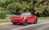 Land Rover Range Rover Sport HST 2019 UK first drive review - hero rear