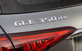 Mercedes-Benz GLE 350de 2020 first drive review - rear badge