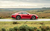 2 Porsche 911 GTS 2021 UK first drive review side pan