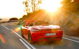 Porsche Boxster T 2019 first drive review - hero rear