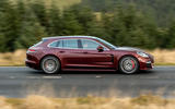 2 Porsche Panamera 4 ehybrid sport turismo 2022 UK review side pan