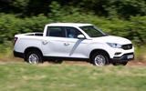 Ssangyong Musso EX 2019 UK first drive review - hero side