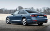 20 Audi A8 TFSIe 2022 first drive review static rear