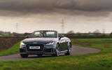 Audi TT Roadster 2019 UK first drive review - cornering front