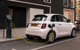 20 Fiat 500e Action 2021 UK FD static