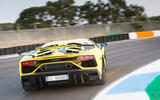 Lamborghini Aventador SVJ 2018 first drive review track rear