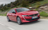 Peugeot 508 2018 review on the road angle