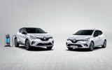 Renault Clio Hybrid and Captur PHEV - static front