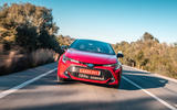 Toyota Corolla hybrid hatchback 2019 first drive review - on the road nose