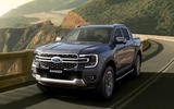 2022 FORD RANGER PLATINUM  front three quarter tracking