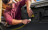 2023 Ford Ranger PHEV connecting to tailgate socket