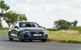 Audi A3 Sportback 2020 UK first drive review - cornering front