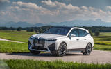 21 bmw ix xdrive 50 2021 first drive review cornering front