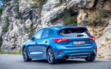 Ford Focus ST 2019 first drive review - cornering rear