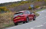Ford Kuga ST-Line PHEV 2020 UK first drive review - on the road rear