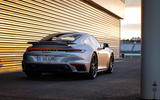 Porsche 911 Turbo S 2020 first drive review - static rear