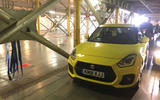 Suzuki Swift Sport 2018 long-term review inside ferry front