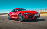 Toyota GR Supra 2019 first drive review - track front