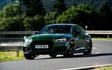 Audi RS5 Sportback 2019 first drive review - cornering front