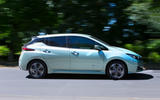 Nissan Leaf 2nd generation (2018) long-term review on the road side