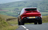 Aston Martin DBX 2020 UK first drive review - on the road rear