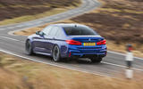 BMW M5 2018 long-term review cornering rear