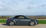 Audi TT Roadster 2019 UK first drive review - static roof up