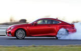 Lexus RC F 2014 - tracking side