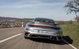 Porsche 911 Turbo S 2020 first drive review - road rear end
