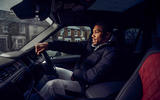 Anthony Joshua in Range Rover