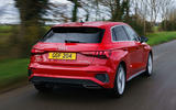 Audi A3 TFSIe 2020 UK first drive review - hero rear