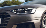 Audi A4 35 TFSI 2019 UK first drive review - headlights